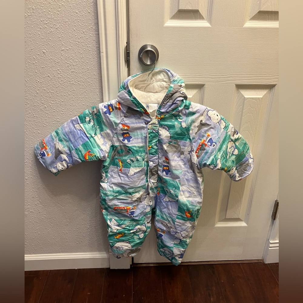 Vintage Kids Snow Suit Berlingot